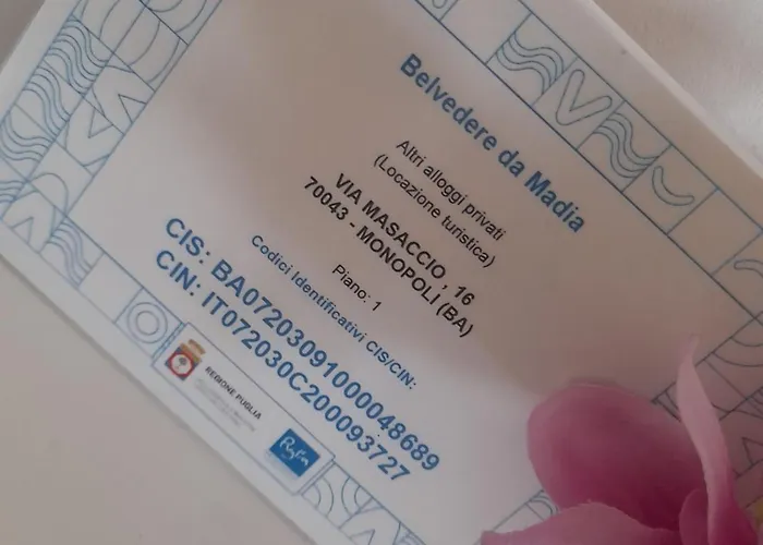Apartmán Belvedere Da Madia Monopoli